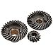 Ylwxzenith T5 Boat Motor Gear Set, 3Pcs Outboard Stainless Steel Forward Reverse Gear Pinion, Simple Installation, Durably and Lightweight, Replacement for Old Gears