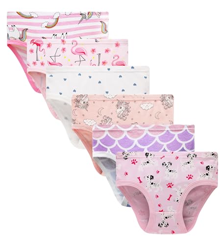 KikizYe Toddler Soft Cotton Panties Little Big Girls Undies Assorted Underwear