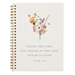 Boho Floral - PSALM 106:1 (White)