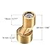 Tool parts 1Pcs G1/2 To G3/4 Brass 48mm Claw Foot Bathtub Faucet Adapter W Sealing Ring