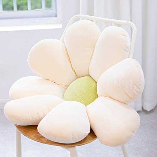 Coussin de chaise fleur coton contre mal de dos au sol