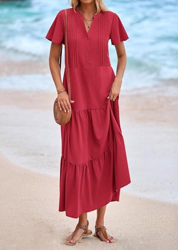 Image of KIRUNDO Summer Maxi Dresses for Women 2026