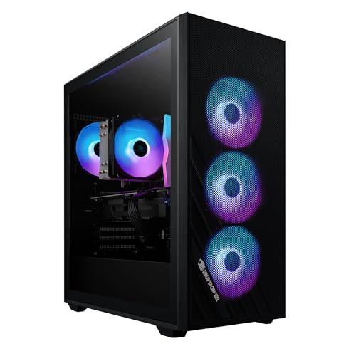 Image of iBUYPOWER Scale Gaming PC Desktop Computer Intel Core i5 14400F CPU, NVIDIA GeForce RTX 4060 8GB GPU, 16GB DDR5 RGB 5200MHz RAM, 1TB NVMe SSD, Windows 11 Home, Gamer Keyboard and Mouse - SCI5N4601