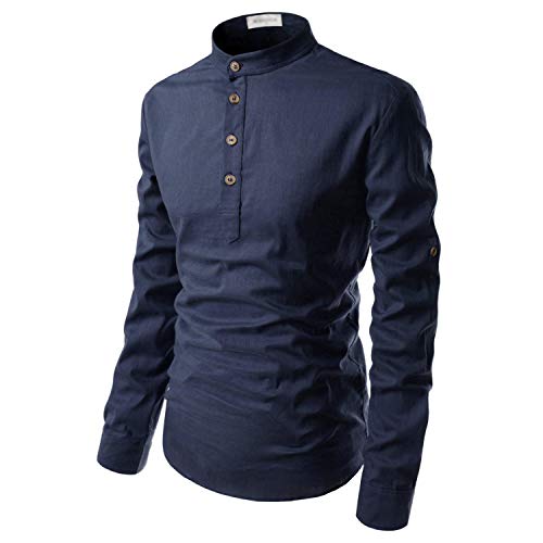 Image of Cotton 4 Button Kurta For Men