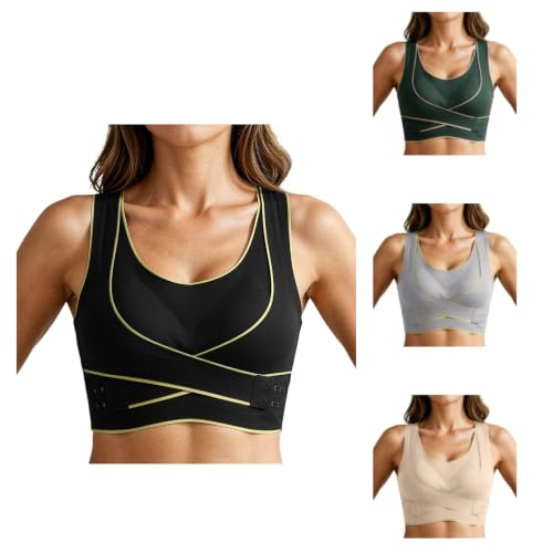Aniywn Posture Support Bras For Women Wireless Front Closure Sports Bra - image 1