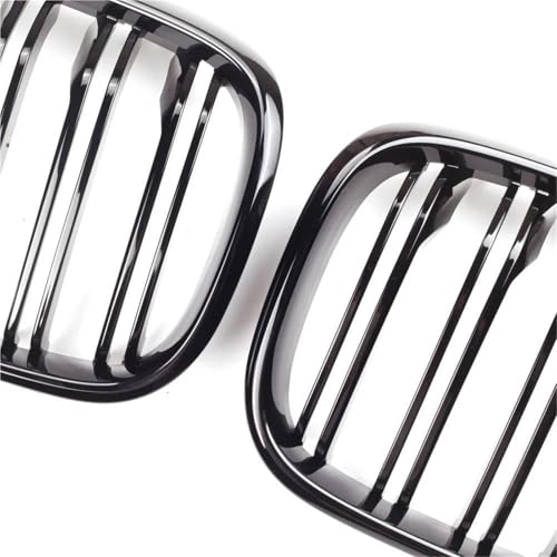 Calandre pour avant de voiture BMW X3 X4 G01 G02, grille de calandre noire à ligne unique - 4
