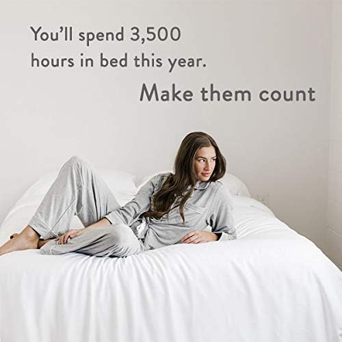 Cozy Earth 100% Viscose From Bamboo Long Sleeve Pajama Set For Women - Button-Up Sleepwear - Image 6