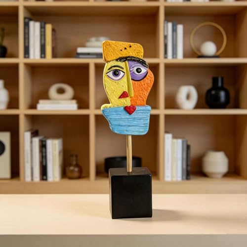 Estatua abstracta moderna artesanal para decoración miniatura 2