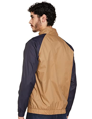 Image of Dennis Lingo Polyester Regular Fit Full Sleeves Men's Color Block Shell Jacket with 2 Pockets - Casual Winterwear for Men