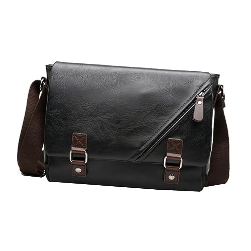 BESTYASH 1pc Portable Pu Business Briefcase Bag for Men Crossbody School and Outdoor Use Material Spacious for Envelop Style