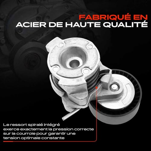 Tendeur courroie de précision Frankberg pour berline de luxe Série 7 E65 E66 - 5