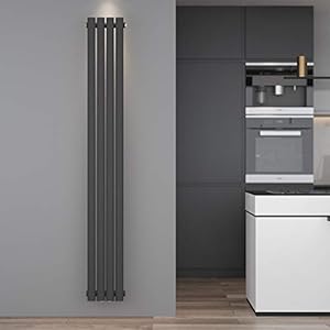 Elegant GRE1823A Vertikaler Röhrenheizkörper Anthrazit