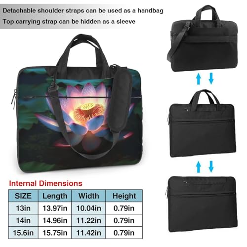 Bolsa para portátil Lakeside Flowers 13 pulgadas unisex miniatura 4