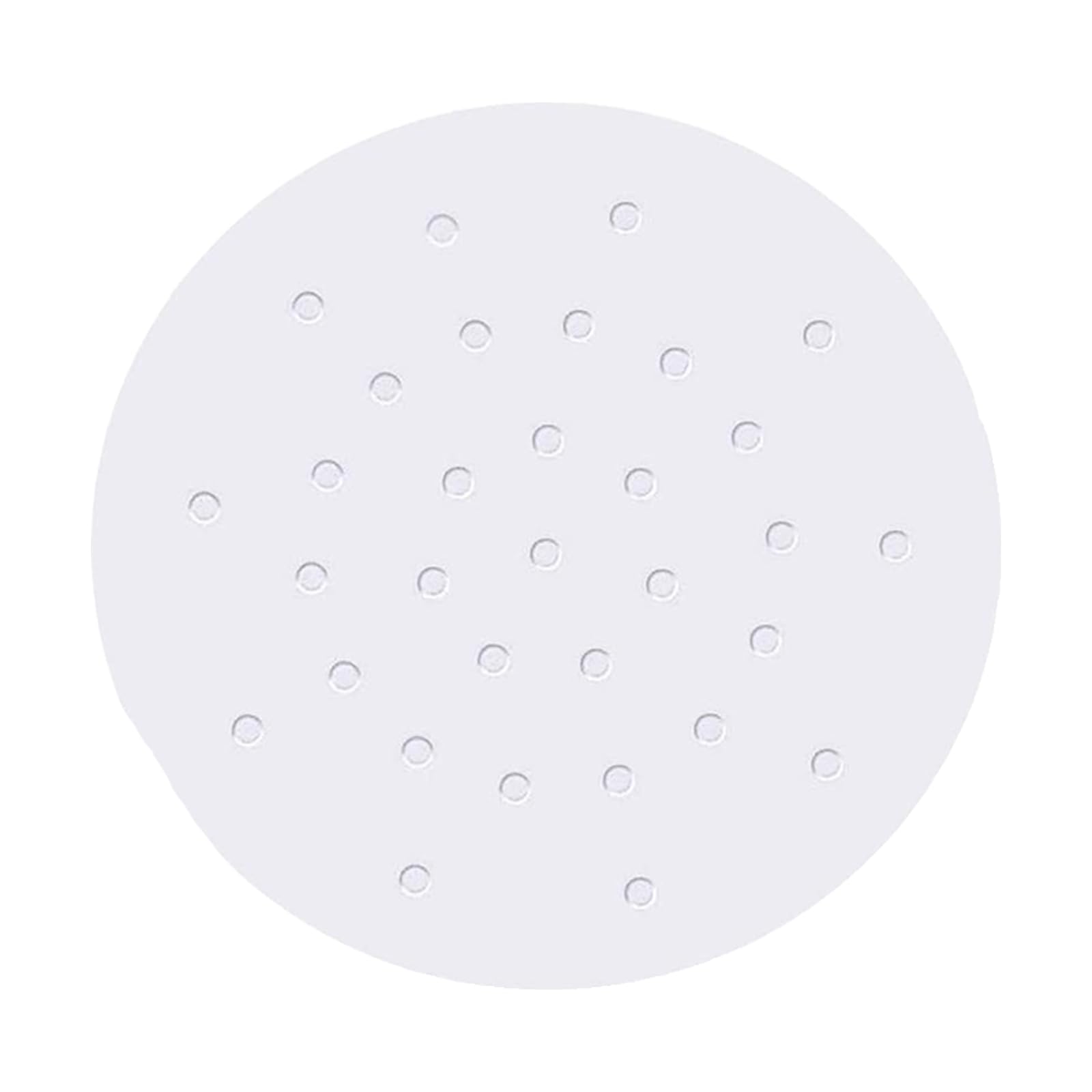 TopHomer Perforated 23cm Parchment Paper for Air Fryer Liners Round Unbleached 100 Sheets AirFryer Blotting Paper