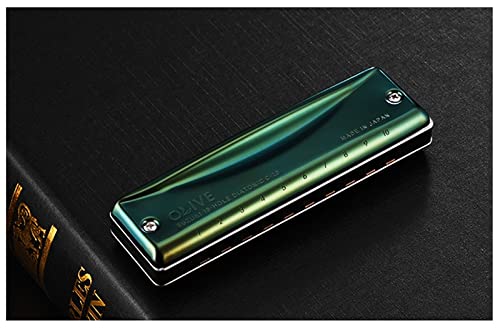 Harmonica C – 20 diatonic harmonica 10 trous harpe de blues C Olive Green instrument professionnel C20 - Les Beatles, Paul McCartney, John Lennon, RIngo Starr, George Harrison Harmonica C - 20 diatonic harmonica 10 trous harpe de blues C Olive Green instrument professionnel C20 – Image 8