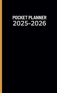 Pocket Planner 2025-2026: Small 2-Year Monthly Schedule Organizer for Purse