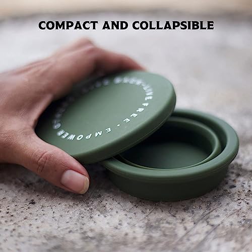 Public Restroom Menstrual Carry Cup-Collapsible Cleaner Container To Clean Your Period Cup Or Disc-Microwavable Friendly-Foldable For Travel-Sterilizer Wash Case Holder For Your Menstrual Cups #TOP4