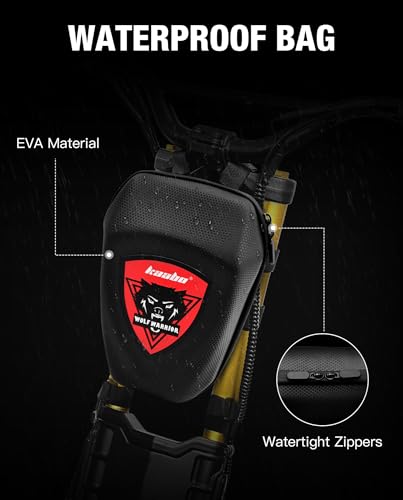 stio Waterproof Storage Bag Compatible with Kaabo Wolf King GT Pro Wolf Warrior Kick Scooter Multi-Purpose Front Hanging Bag Handlebar Portable Bag for Double Pole Scooter Original Accessories - Thumbnail 3