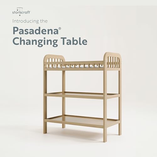 image for Storkcraft Pasadena Changing Table with Water-Resistant Changing Pad (