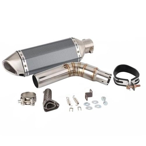 Tuyau d'échappement pour SV650 2016-2019 avec tube de liaison moto style 3