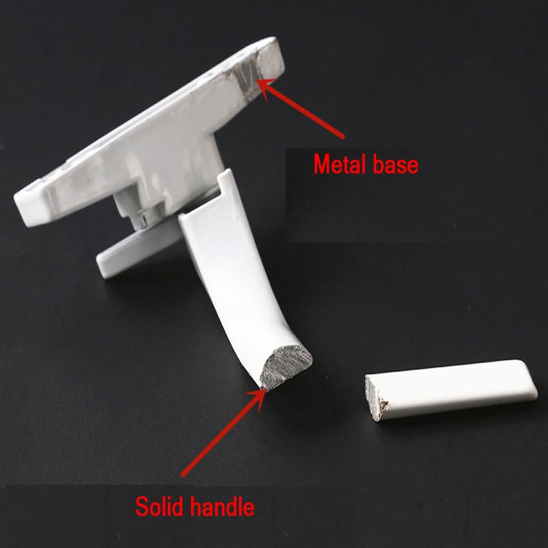Maniglie per finestre 1 pz Lega di Alluminio Chiusure a Battente Plastica Acciaio Spingi Serratura Porta Fibbia Riparazione