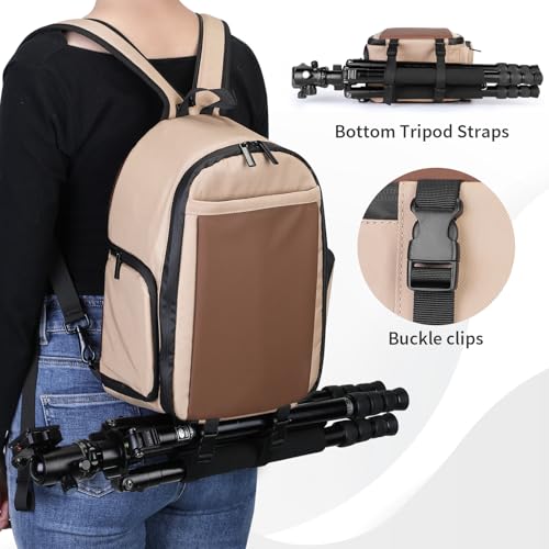 Ficha técnica Baicles Mochila Fotografia Profesional Bolsa Camera Fotografica Mochila Camara Reflex Funda Camara Crossbody Bolsa Bandolera para Camara DSLR SLR con Lentes Compatible con Canon Nikon Sony Caqui - Fernando Cortés