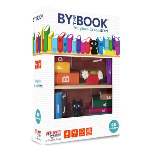 In questo originale puzzle 3D dovrete impilare i 12 libri dalle forme diverse – oltre a un gatto molto furbo – in modo che lo scaffale superiore si appoggi su di essi in modo perfettamente bilanciato.