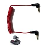TRS Camera Cable for Nikon, Canon DSLR Cameras Camcorders to External Mic Compatible with Rode Boya Movo TAKSTAR SAIREN Comica Deity Vlog Video Recording Mic