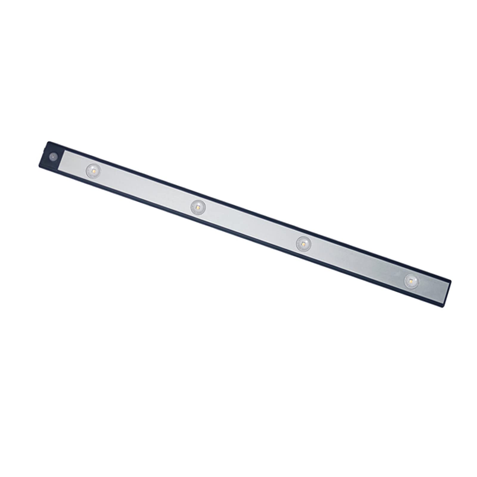 Luce Intelligente Ultra Sottile a LED, Luce Ricaricabile con Sensore di Movimento Wireless, Materiale in Lega di Alluminio, Luce a Batteria, Induzione a Bassa Tensione per Armadi, (60 cm / 23,6