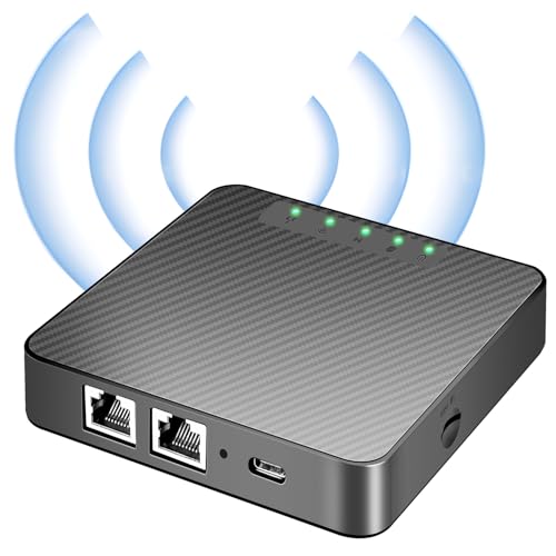 Router WiFi Con SIM Slot,Portable Mobile Wi Fi Hotspot 4G LTE Rou...