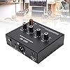 Yinhing Microphone Preamp Mic Gain with 48V Power Supply for Dynamic and Condenser Microphones XLR 3.5mm and 6.35mm Inputs/Outputs Ideal for Recording and Live Streaming (With XLR Cable) #4