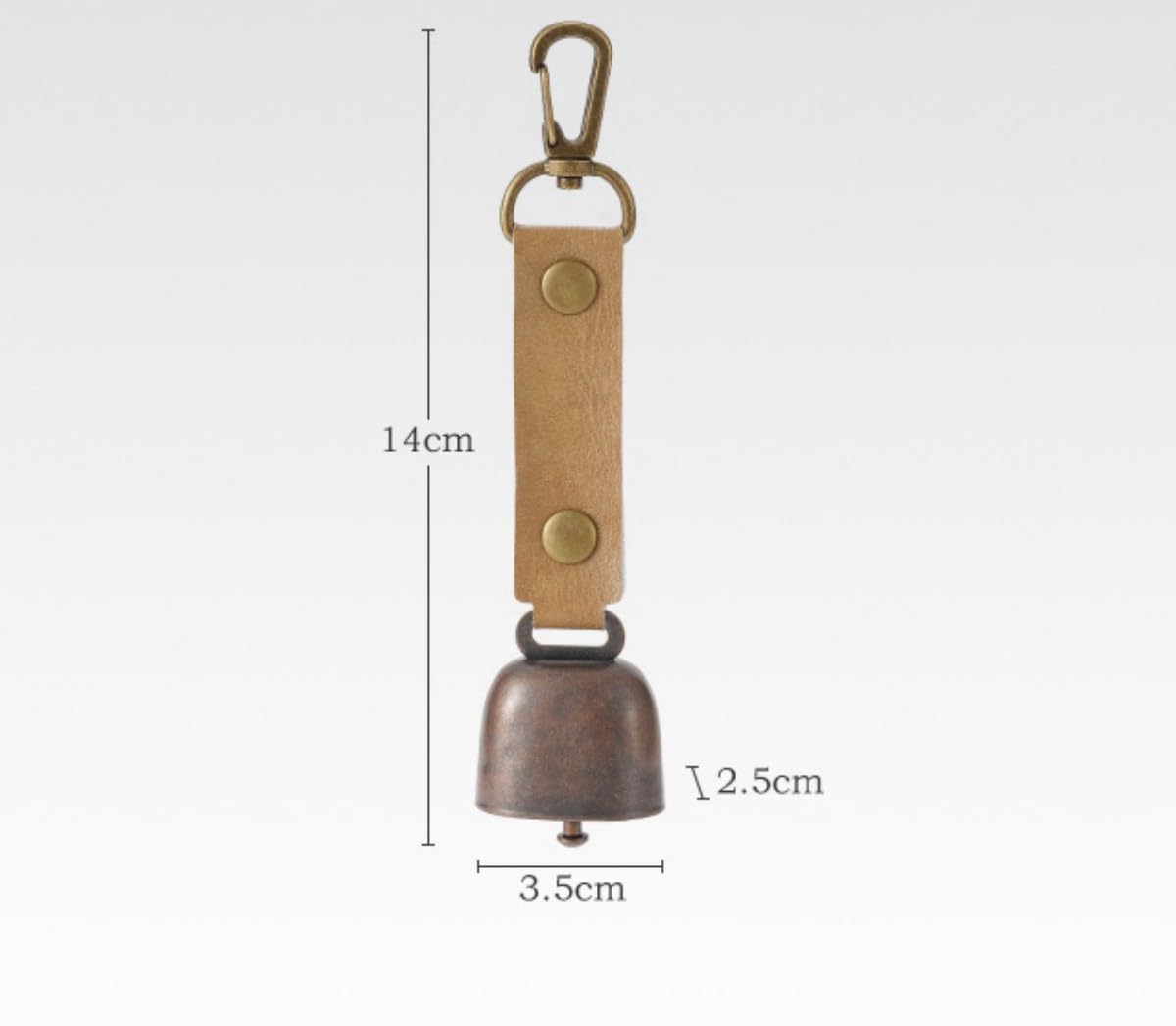 Campana de oso fuerte, campanas de oso dorado y silbato de emergencia de latón macizo para supervivencia, ciclismo, pesca, escalada (2 juegos)