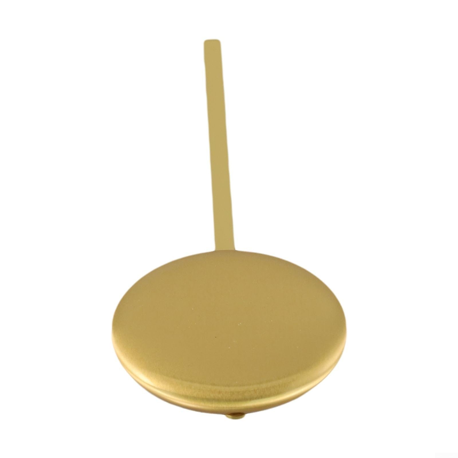 Pendolo in metallo movimento oscillante al quarzo accessori per orologio da parete oro lucido parti di ricambio fai da te con diametro 6,1 cm e lunghezza 15,9/21,6 cm (lunghezza 150 mm)
