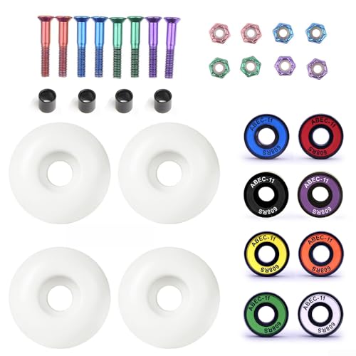 Roues de skateboard 52mm avec roulements ABEC-11 haute précision - 2