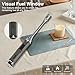 TONYFUL Butane Lighter Long Neck Torch Lighter, Jet Flame Windproof Lighter with Visual Fuel Window, Refillable Lighters for Candle, Camping, Fireplace, BBQ(Fuel Not Included)