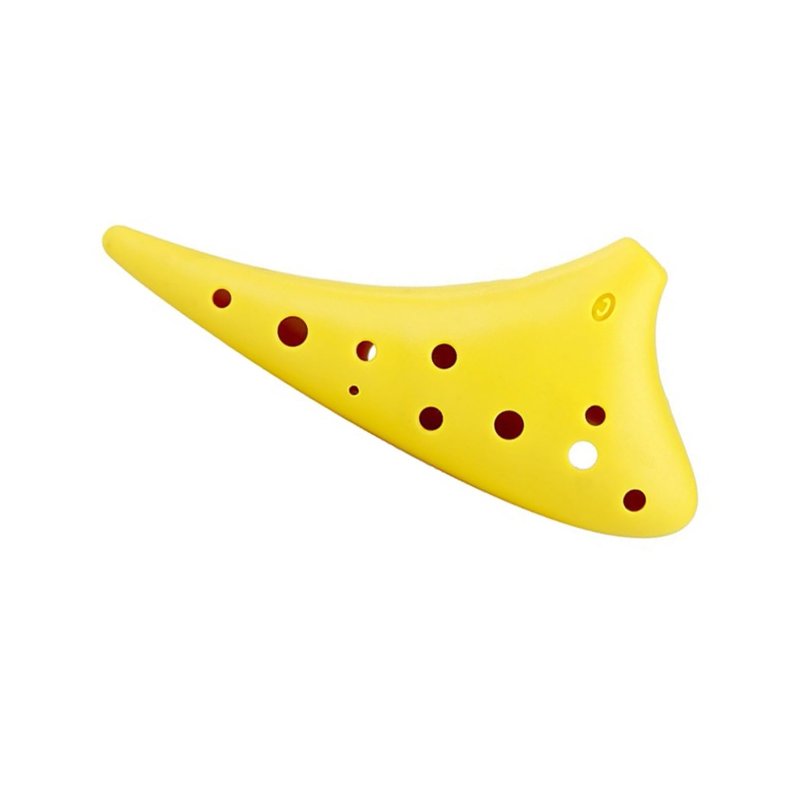 Ocarina Ocarina Professionale Gialla A 12 Fori In Chiave C Alta Realizzata In Plastica