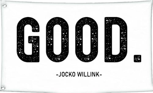 LEPCKIAT Good Gym Flag 3x5FT,Vivid Color - Double Stitched Polyester with 2 Brass Grommets for Gym Dorm Room Decor. (white 3x5)