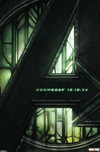 Marvel Avengers: Doomsday (2026) - Teaser One Sheet Wall Poster, 34L" x 22.4W", Premium Unframed Version