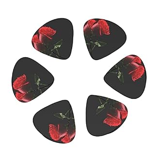 Médiators Guitare 12-Pack Rouge Rose Fond Noir Médiators Guitare Électrique Guitare Acoustique Diverses Guitares - Les Beatles, Paul McCartney, John Lennon, RIngo Starr, George Harrison