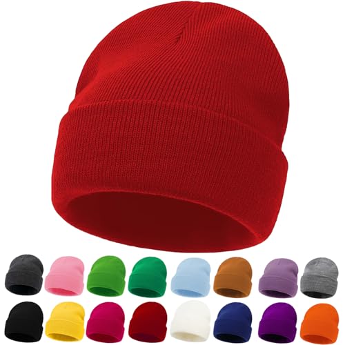 Image of ZOORON Kids Beanie Boys Girls Beanies Children Winter Hats Children Knit Warm Caps Kids Soft Beanie Cap
