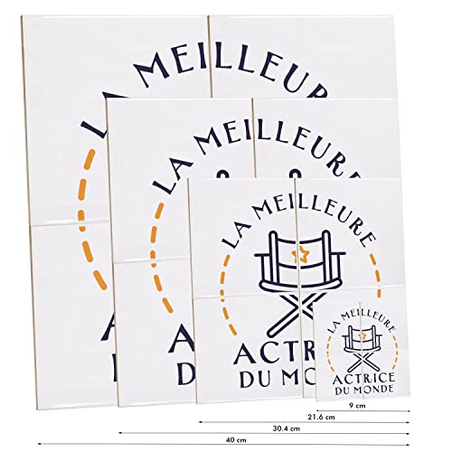 Carreaux Céramique Décoratif Cinéma Théâtre | Idée cadeau originale pour comédienne