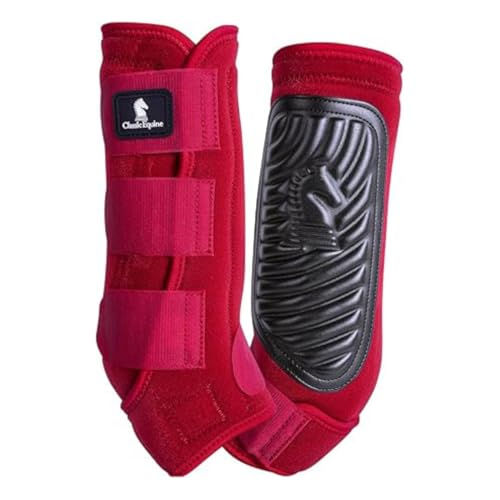 Bottes arrière ClassicFit Crimson L guêtres de protection membres postérieurs cheval