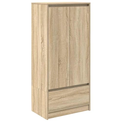Armoire tiroir chêne sonoma 55,5x34x119,5 cm bois d ingénierie