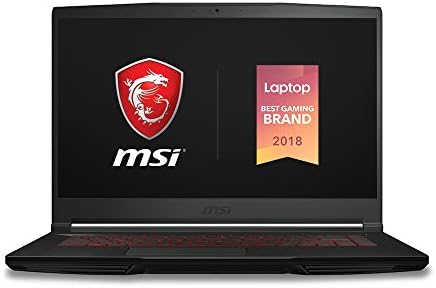 MSI GF63 Thin 9SC-068 15.6" Gaming Laptop, Thin Bezel, Intel Core i5-9300H, NVIDIA GeForce GTX1650, 8GB, 256GB NVMe SSD
