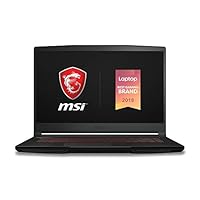 MSI GF63 Thin 9SC-066 Intel Core i7-9750H 15.6 inches Gaming Laptop, (Thin Bezel, NVIDIA GeForce GTX1650, 16GB, 512GB NVMe SSD, Windows 10, 1.86 kg)