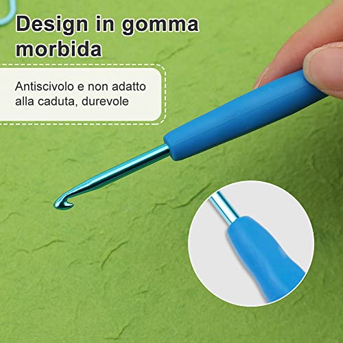 KAMAIKA Uncinetto da 4,0 mm, Uncinetto con