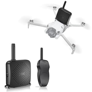 STARTRC Drone Mini Megáfono-Time Mini Altavoz Real Portátil Sin Interferencias Micrófono de Larga Distancia para DJI Air 3S/Mini 4 Pro/DJI Mini 3 Pro/DJI Mini 4k/Accesorios Drone