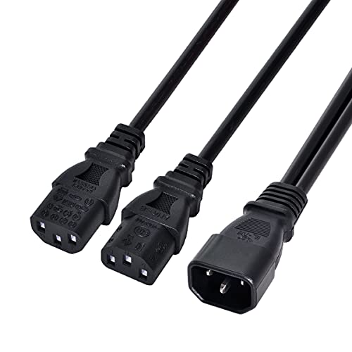 Cable C14 a doble C13 que soluciona la escasez de enchufes en regletas rack de servidores 5