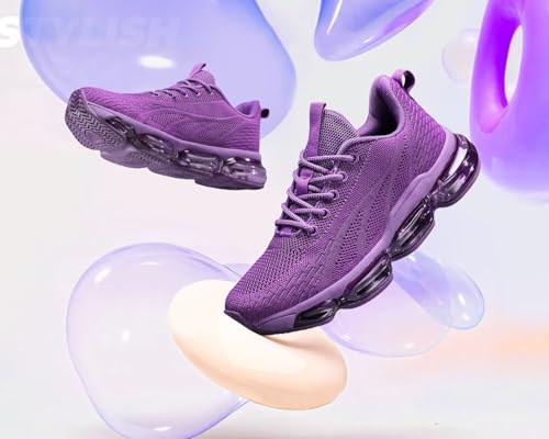 Image of Kapsen Womens Walking Running Shoes Air Cushion Breathable Fashion Tennis Sneakers Mesh Workout Casual Athletic Sports Gym