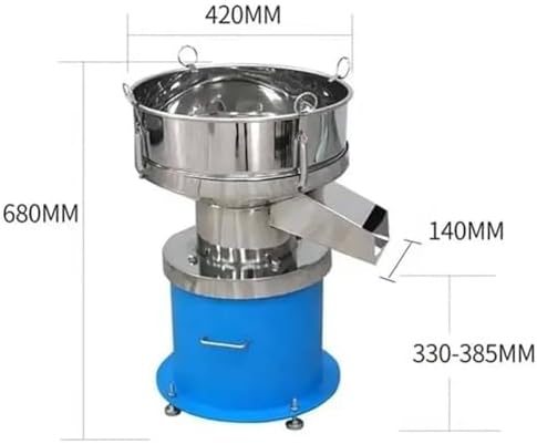 Automatic Flour Sifter Electric 120W Vibrating Sieve Machine with 2 Screens for Bakery, Kitchen & Restaurant - Efficient Sifting for Perfect Baking Results
